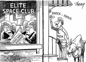 The Mangalyaan cartoon caricature in NYT causing malayalee spam attack